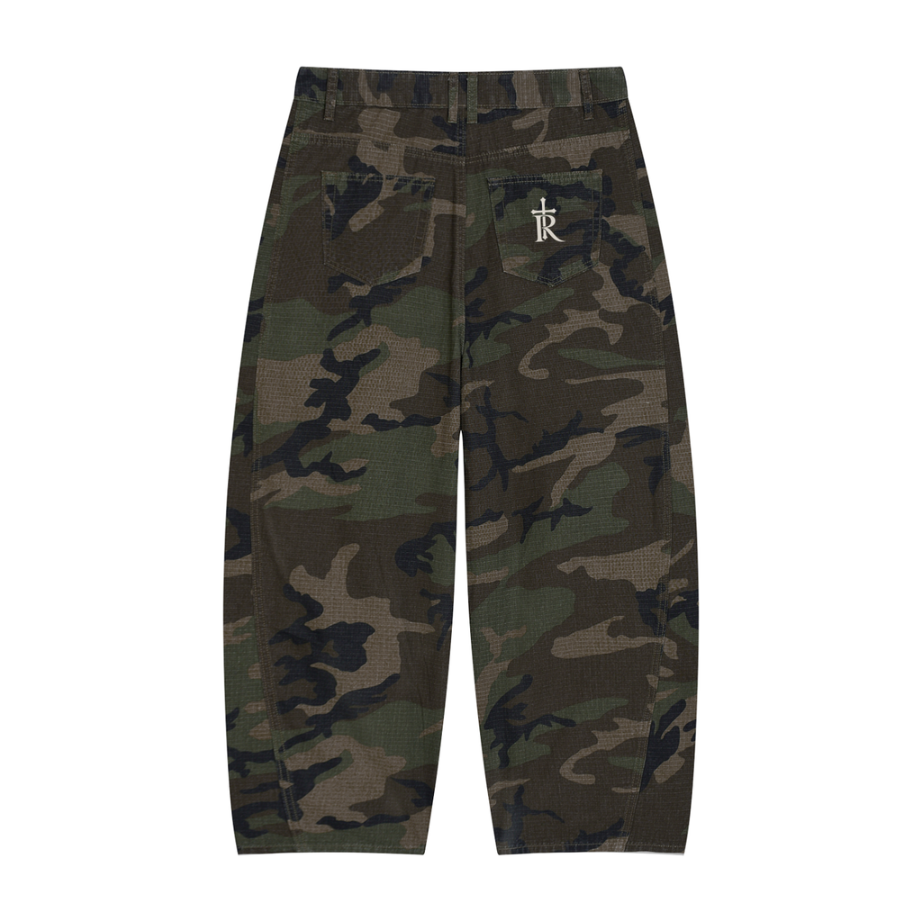 Rift baggy camo cargo pants